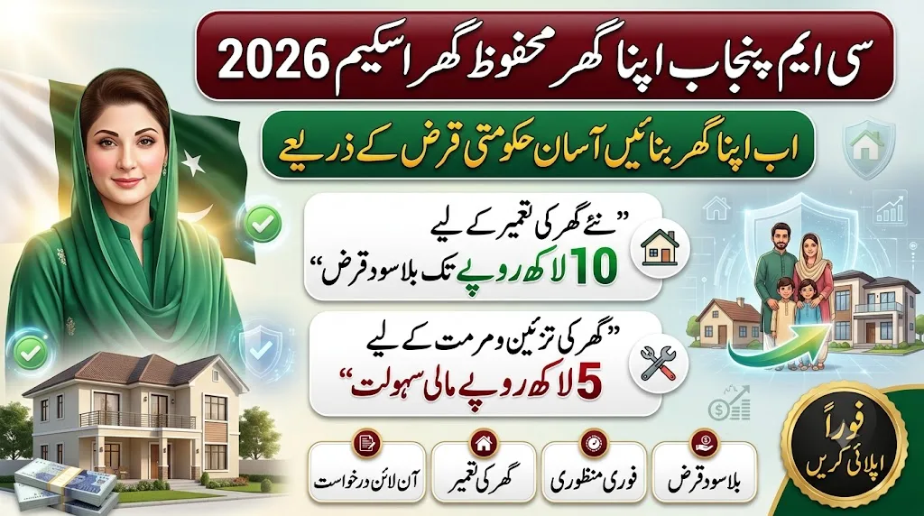 Apna Ghar Mehfooz Ghar Loan Scheme Online Apply