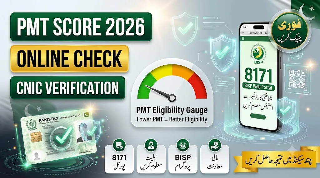 BISP PMT Score Check Online